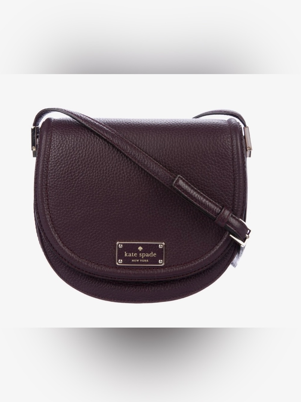 Kate Spade Burgundy Leather Crossbody Bag